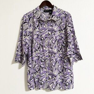 Maggie Barnes Geometric Print Blouse 14/16